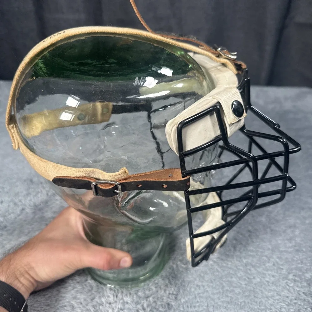 Vintage 1960s Rawlings Catcher's Mask Model CBM USA Made Antique Baseball